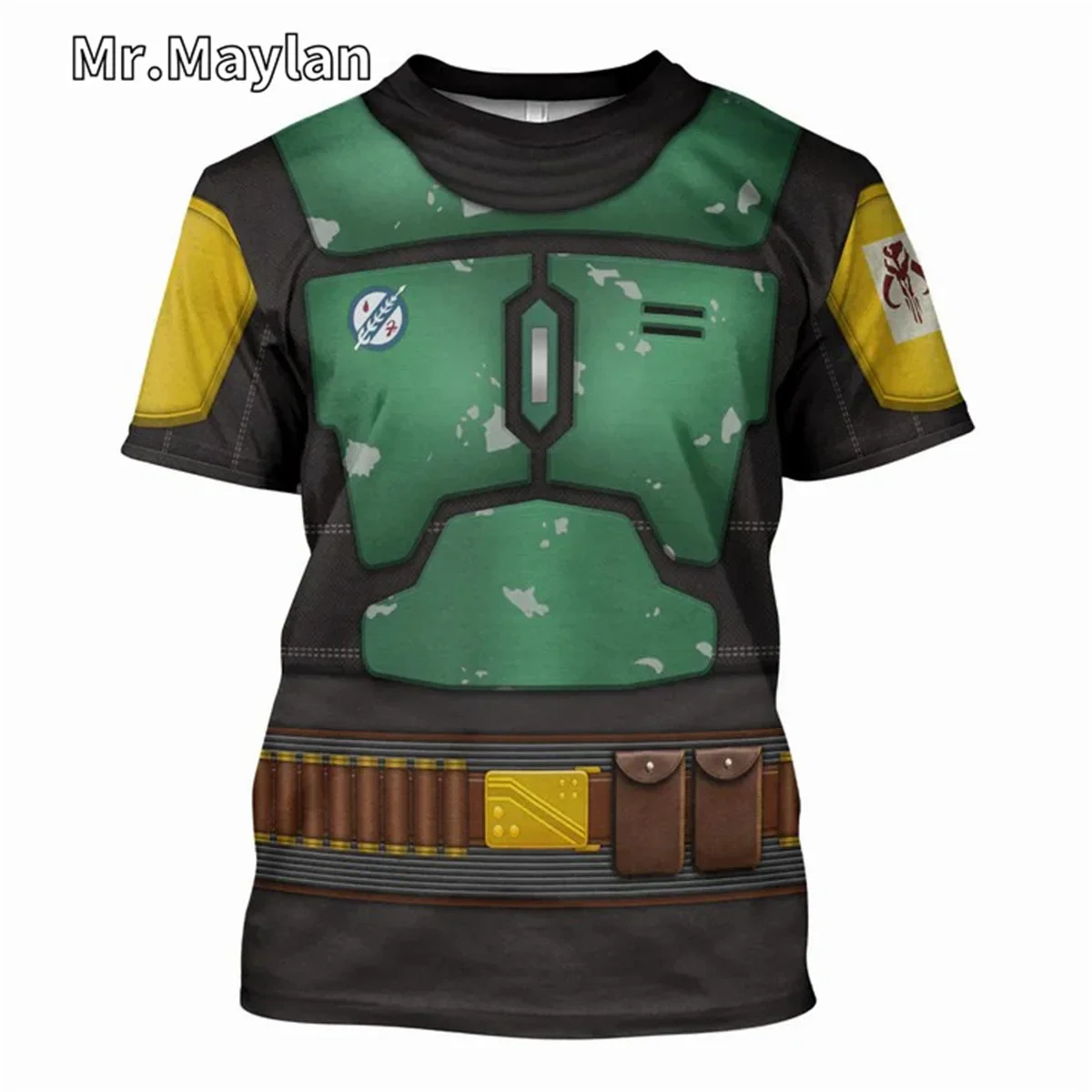 Darth Vader Theme T-shirt 3D Print Sport Quick-dry Breathable Tshirt Men Cosplay Street Casual Fashion Parent-child Short Sleeve image 4