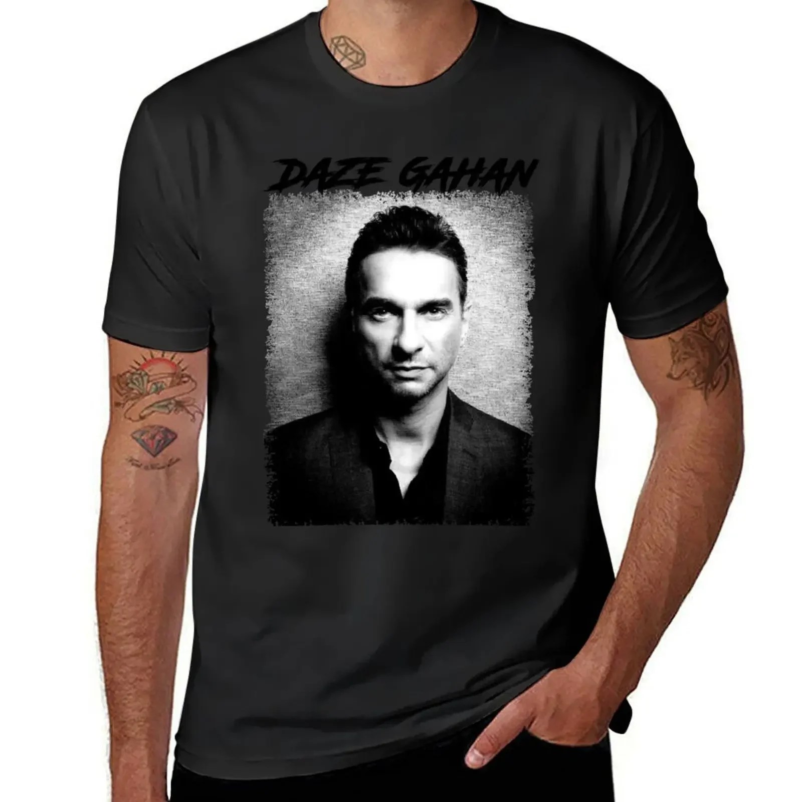 Dave gahan Design T-Shirt vintage anime shirt boys whites plus size men clothing