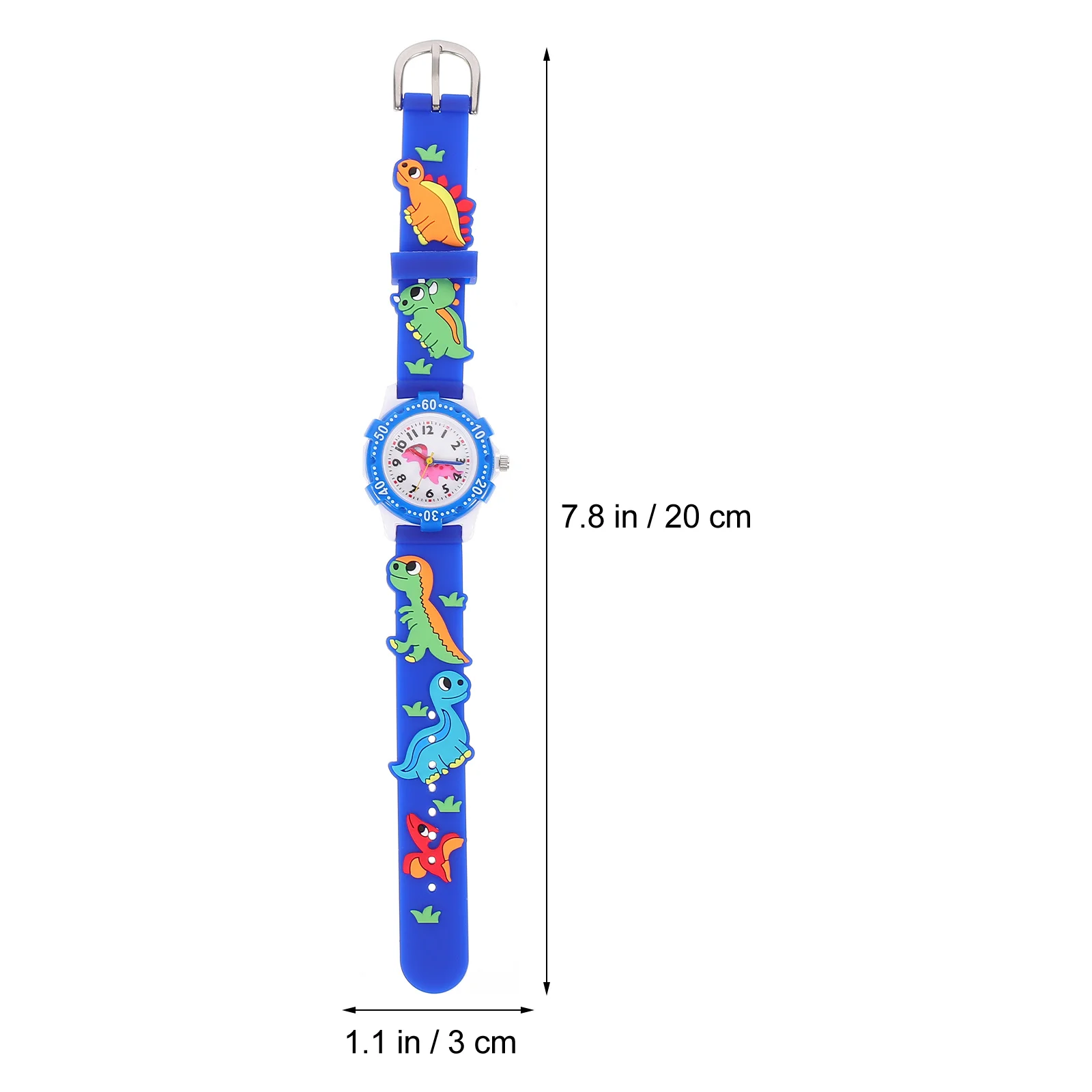 Montre-bracelet en Silicone, dessin animé, bracelet réglable, cadran Transparent, cadeau d'anniversaire et de noël pour