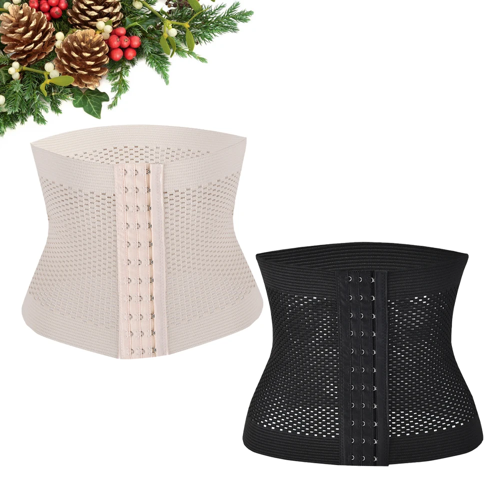 

2Pcs Abdominal Strap Postpartum Belly Band Slimming Waist Trainer Maternity Recovery Corset Belt Shapewear Breathing Material