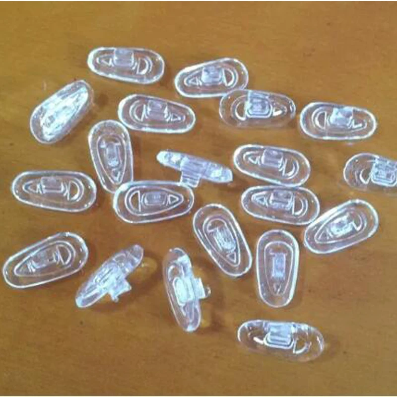 10Pairs/Lot Transparent Silicone Airbag Soft No Holes Nose Pads On Glasses Comfortable Anti-Slip for Embedding Nose Pad