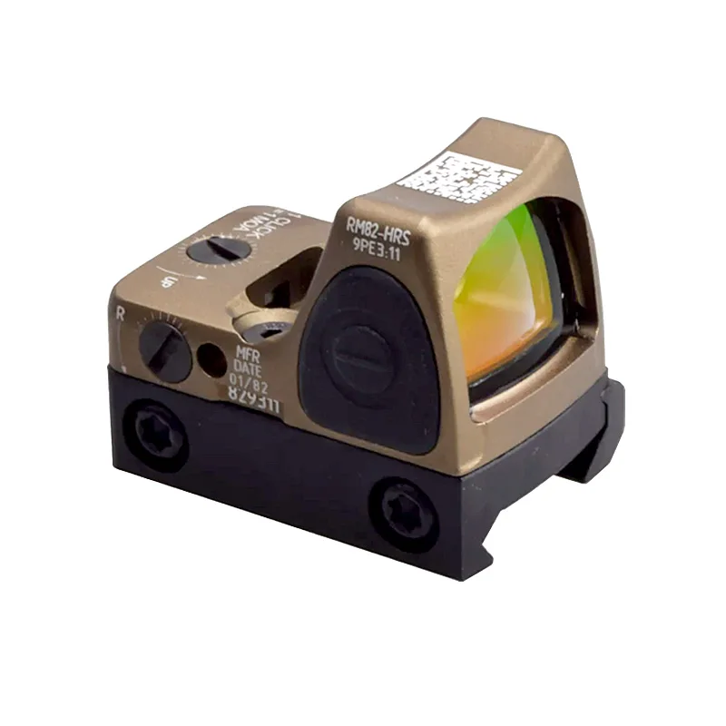 AIBOULLY Holy Warrior RM82 HRS Red Dot Reflexvisier mit MRD Scope Base Mount für Pistole Glock 17 19 Taktisches Gewehr Airsoft Jagd 4