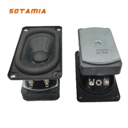 SOTAMIA 2Pcs 4480 Subwoofer Speaker 4 Ohm 18W Rectangular Sound Music Super Bass Speaker Audio Home Theater HIFI Loudspeaker