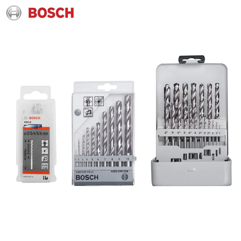 Bosch Professional Metal Drilling Cutter Machine Cobalt High Speed Steel Twist Drill Bit Set Stainless Steel Tool Accessories