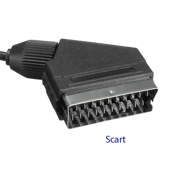 1.8 متر RGB سكارت كابل ل N64 NGC SFC AV الحبل لنينتندو سوبر Gamicom Gamecube وحدة التحكم كابل الفيديو تمديد الخط