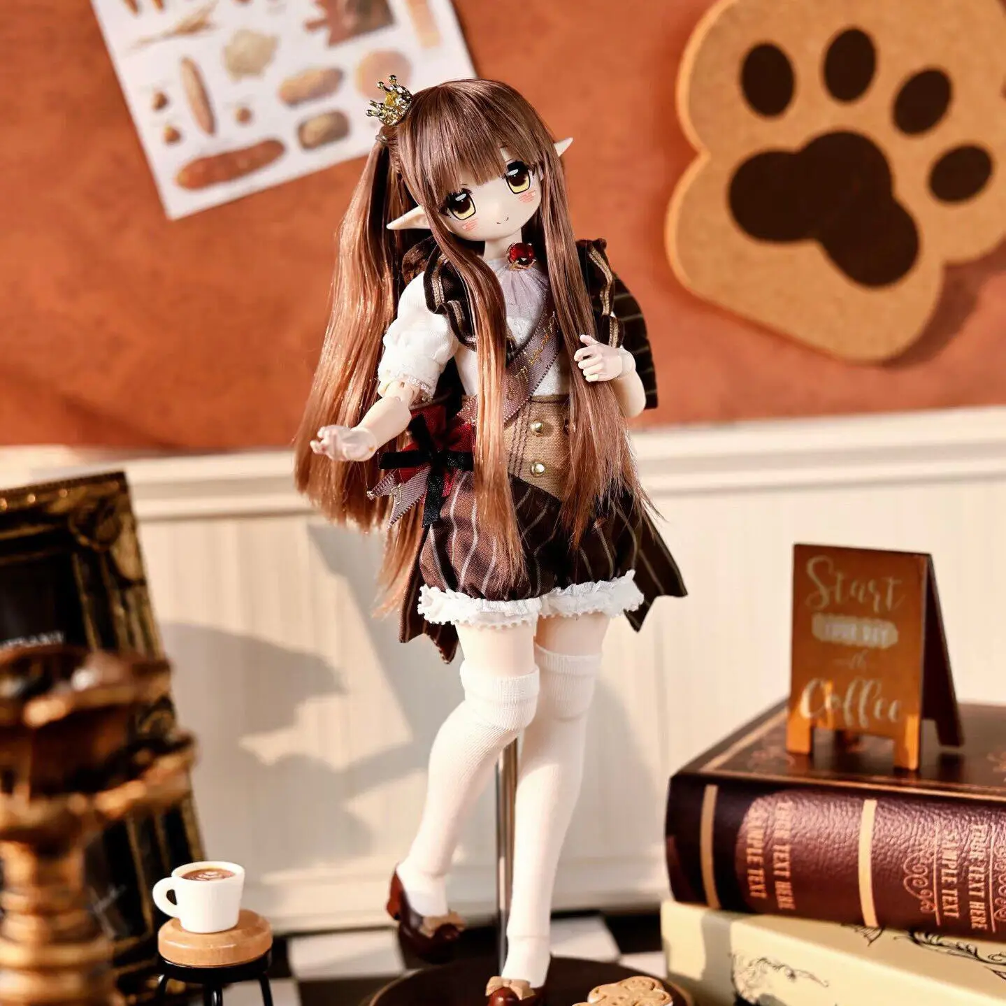 Moowoo Art 1/6 Bjd Doll Akashi Record Grafted Hair Head Articulated Action Figure Blind Box Trendy Collectible Toy Gift In Stock view 5