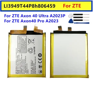 Bilashmart BackShell Battery Li3949T44P8h806459 5000mAh Battery ZTE Axon 40 Ultra A2023P / ZTE Axon40 Pro A2023 Mobile Phone+Tools
