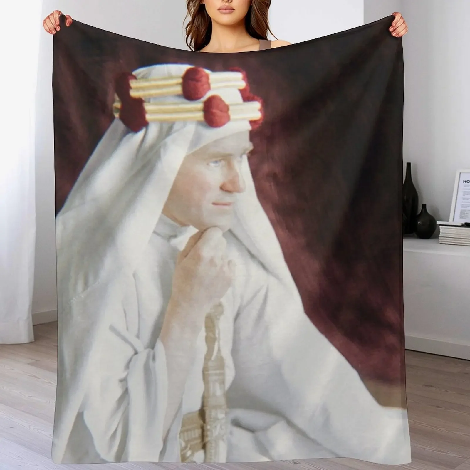 

New T.E. Lawrence of Arabia Throw Blanket Plaid Single Thin decorative Blankets