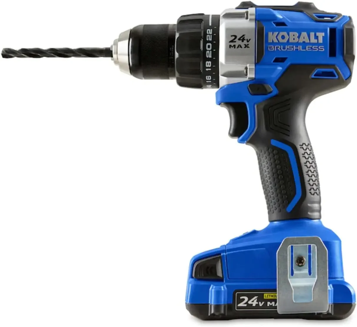 24-Volt Max Lithium Ion (Li-ion) 1/2-in Cordless Brushless Drill with Battery and Soft Case