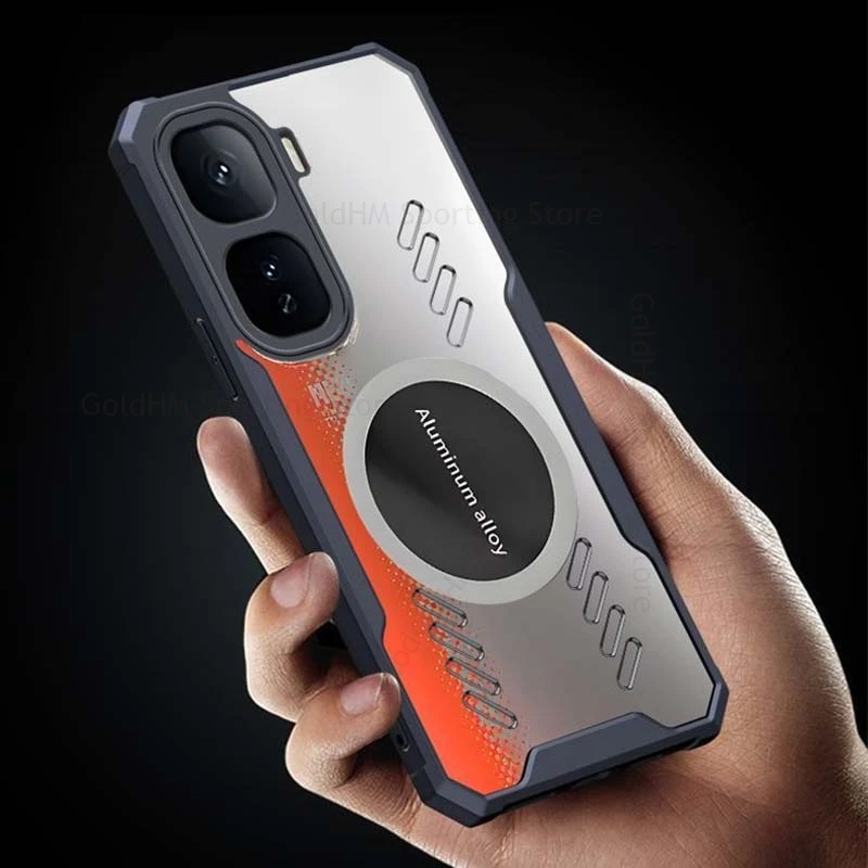 

Fundas For vivo iQOO Neo10 Pro For Magsafe Magnetic Cooling Case For VIVO iQOO Neo9 Pro Neo8 Neo6 Neo7 SE Heat Dissipation Cover