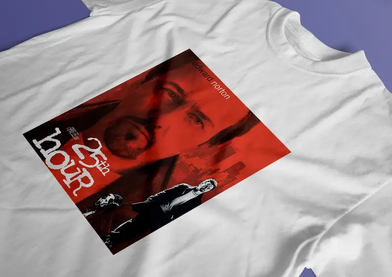 25th Hour, Spike Lee, Edward Norton, 2002 - HQ Movie Print T-Shirt, Heavyweight Unisex Crewneck