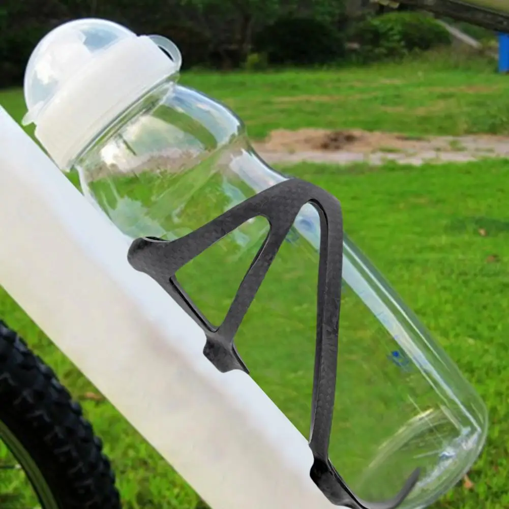 Bike Bottle Holder Stable Lightweight Firmly Hold Carbon Fiber Wear-resistant Bike Water Bottle Cage Bicycle Accessories