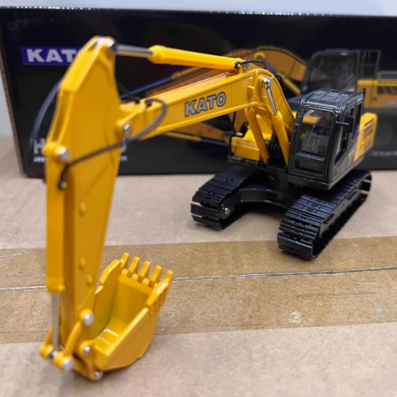 دييكاست 1:50 مقياس كاتو HD820-7 حفارة سبيكة الهندسة سيارة نموذج الانتهاء محاكاة جمع هدية لعبة عرض ثابت
