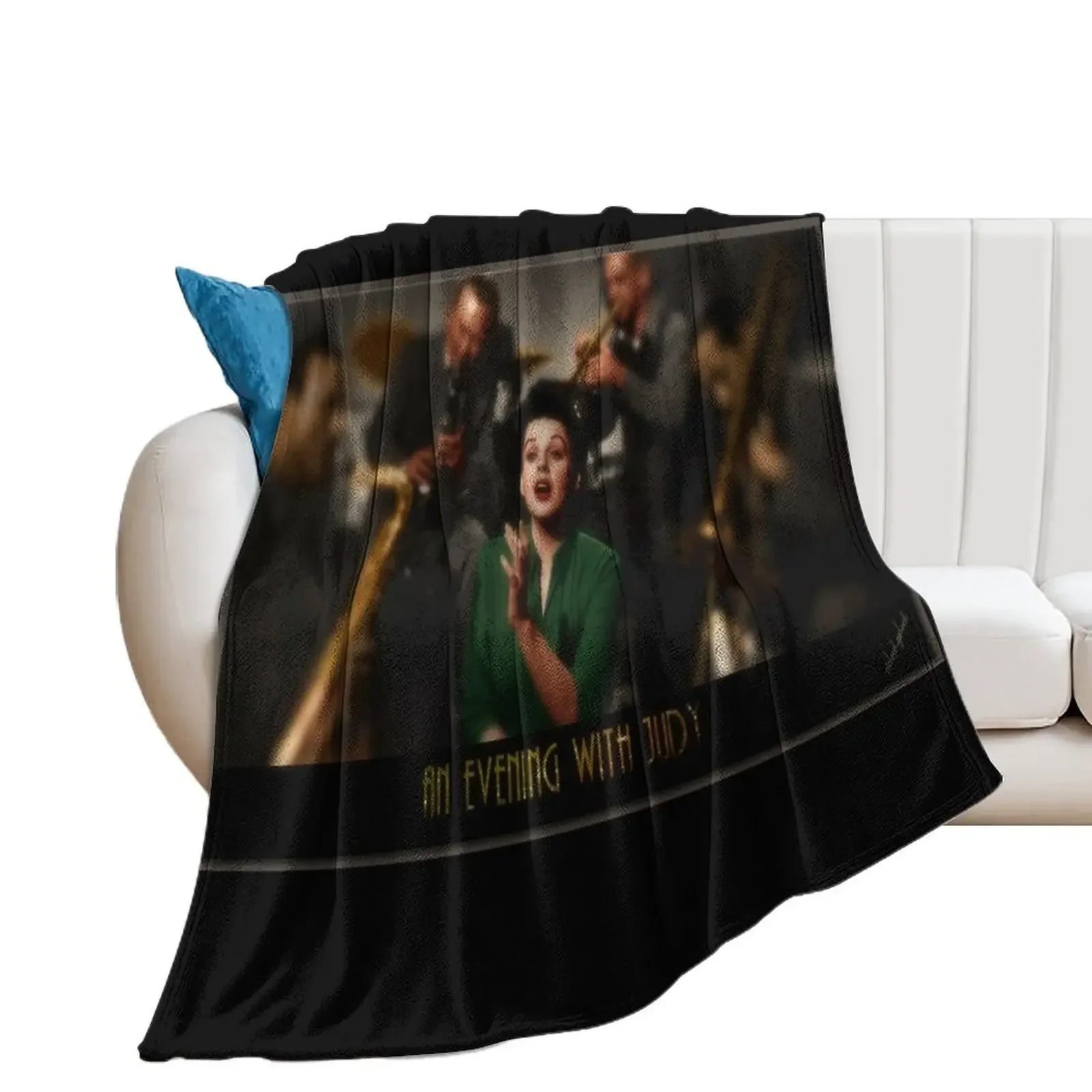 An Evening With Judy Throw Blanket Decorative Sofas anime Blankets