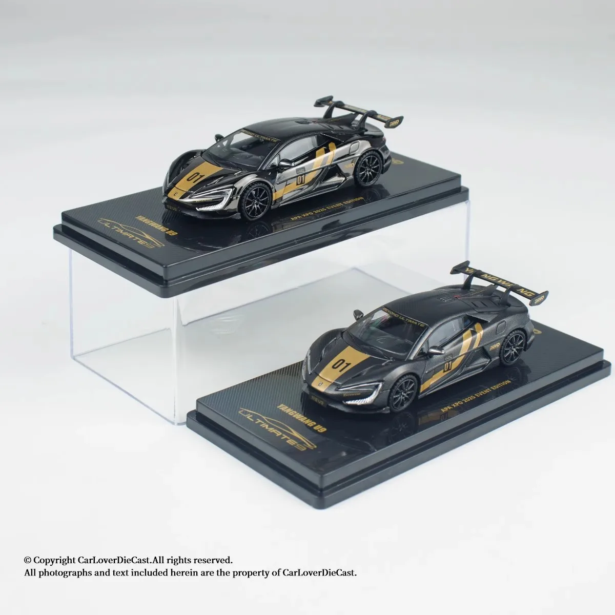 INNO 1/64 Yangwang U9 2025 Edycja Limitowana na Wystawę Model Samochodu Samochody do Ekspozycji w Pomieszczeniach Model Symulacyjny Kolekcjonerski Samochód Zabawki dla Chłopców Prezent