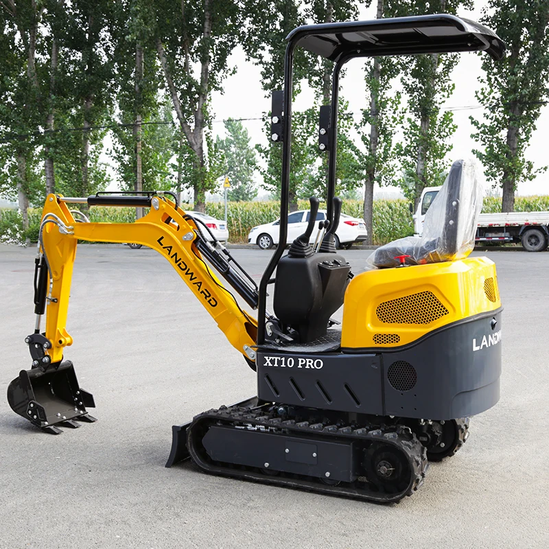 จีน Landward โรงงาน Mini Excavator 1 ตันเครื่องจักรกลการเกษตร 1.5 ตันในครัวเรือน CE/EPA Mini Pelle อุปกรณ์เสริมที่กําหนดเอง