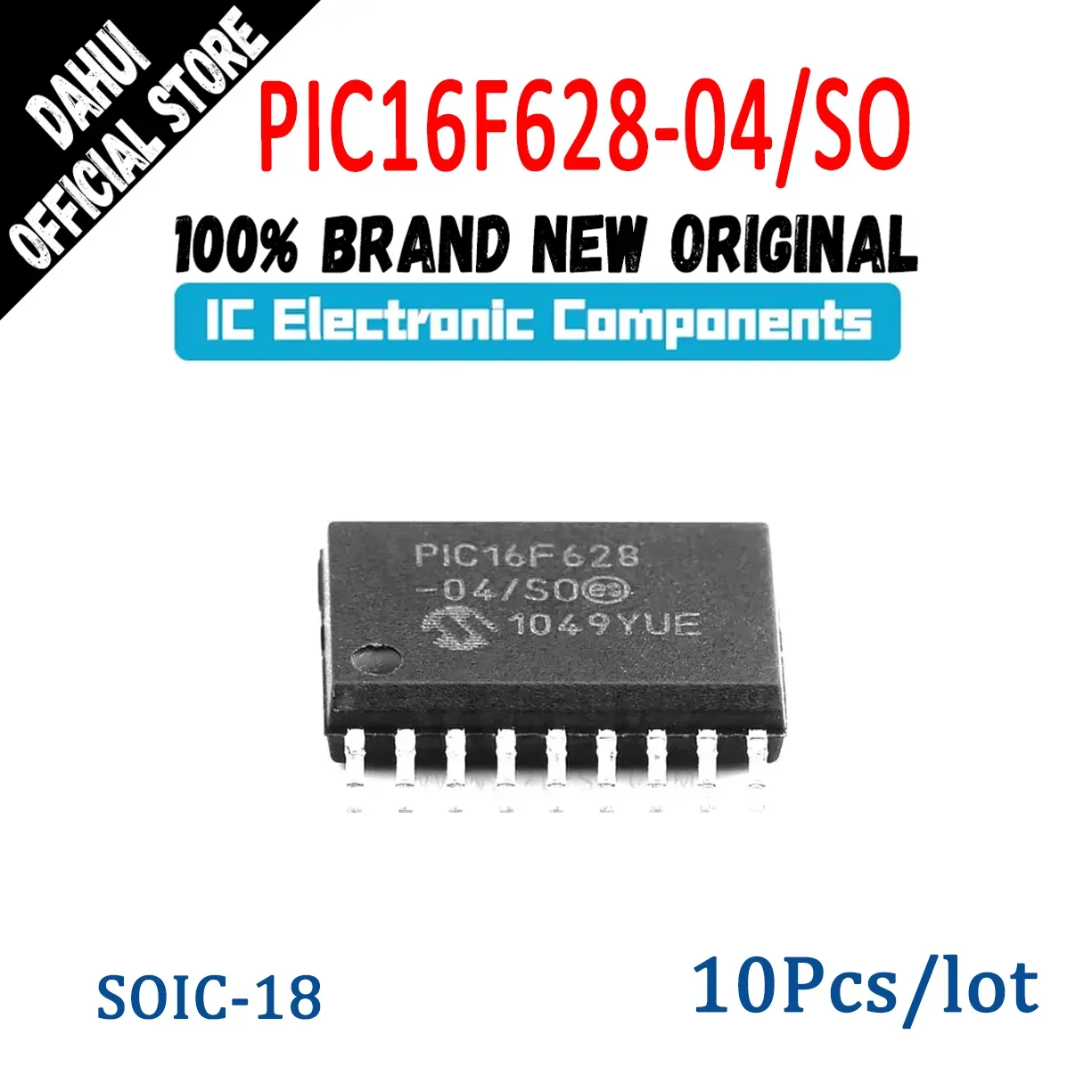 

PIC16F628-04/SO PIC16F628-04 PIC16F628 PIC16F PIC IC chip SOIC-18 In Stock 100% New Originl
