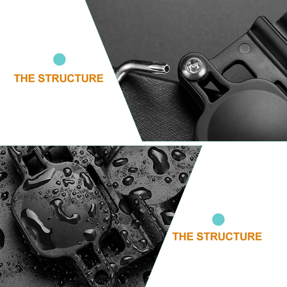 

1 set 1 Set Of Fixed Aluminum Alloy Frame Bike Locator Protector Case Durable For Secure Mounting Kettle Storage Holder