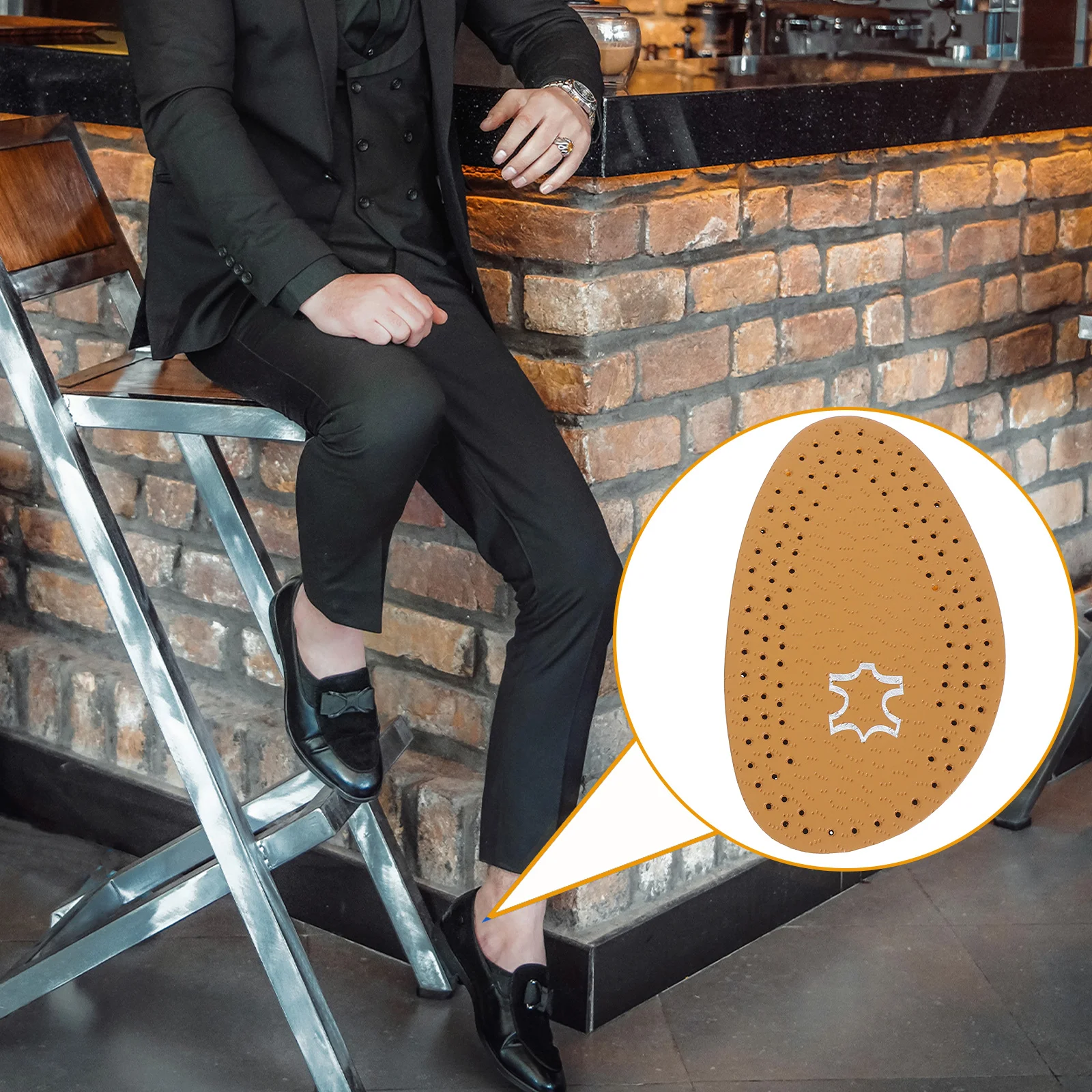 

Half Insoles Yellow Comfortable Latex Front Cushion Pads Prevent Pain Blisters Shoe Inserts for Women Heels