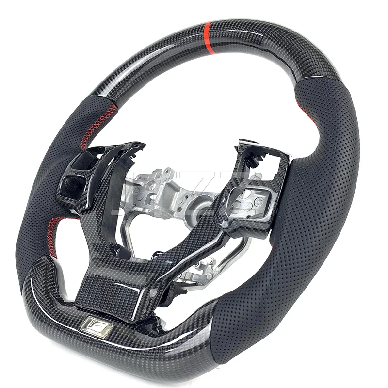 2015 2016 2017 2018 2019 2020 2021 2022 2023 2024 For Lexus is RCF Sport NX200 250 350 Carbon fiber leather steering wheel