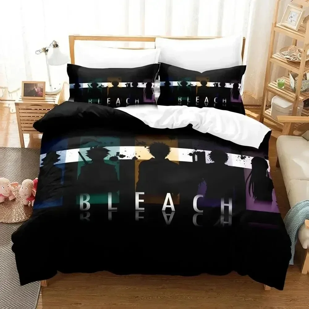 

Anime Bleach Urahara Kisuke Bedding Set Duvet Cover Sheet Printed Bed Set Pillowcase Bed Full Queen King Size Comforter Bedroom
