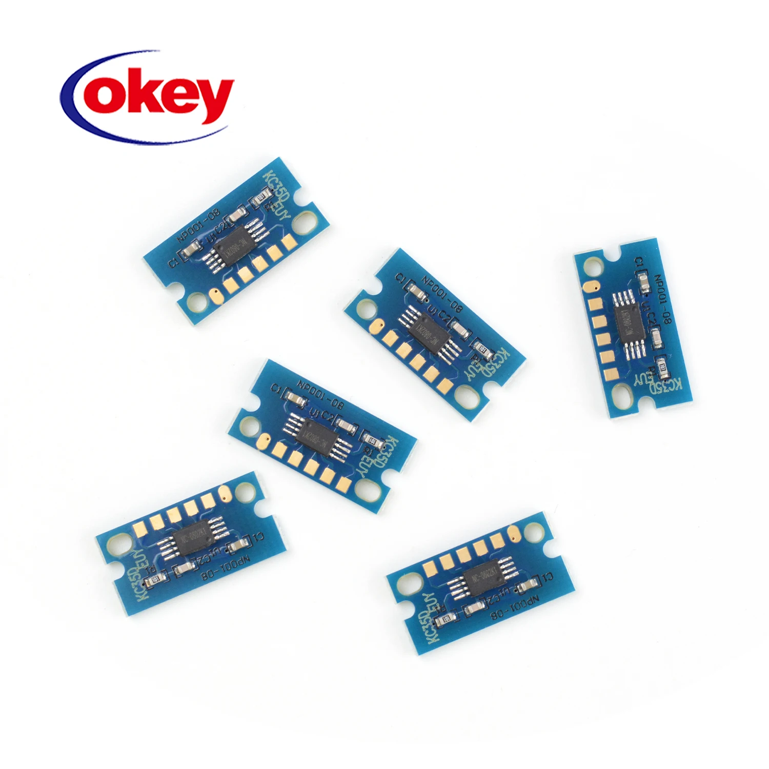 8pcs KCMY IUP14 Drum Chip TNP22 TNP27 Toner Chip for Konica 