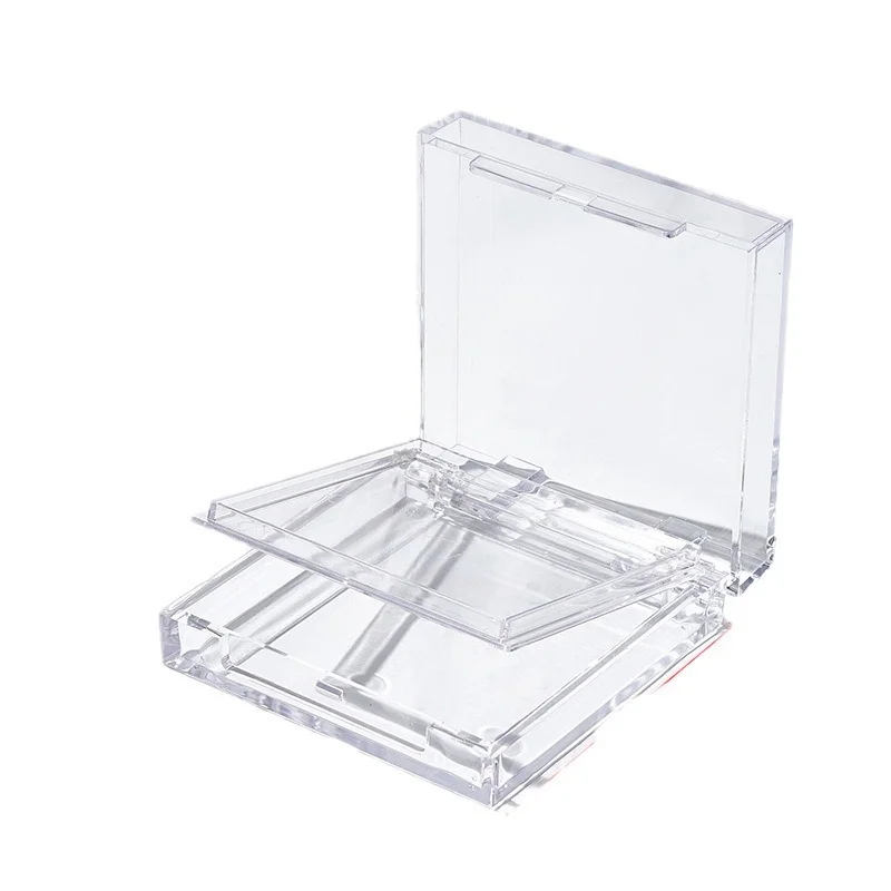 Boîte de rangement transparente à double couche pour ongles, affichage de cartes à ongles, usure faite à la main, nouveau