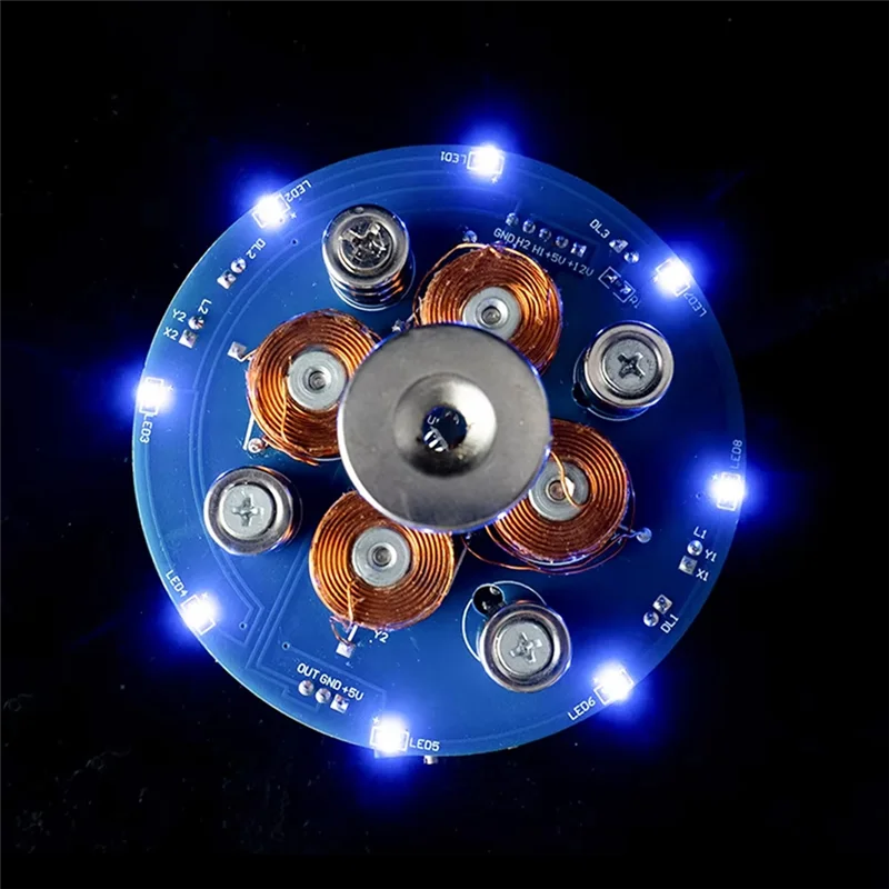 N93R Electronic Small Fabrication Experiment Magnetic Levitation Module Kit Coil Push Down Circuit Board DIY Welding Kit