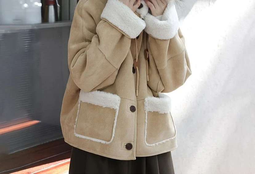 2025 Women's New Style Fashionable Retro Hoodie Coat