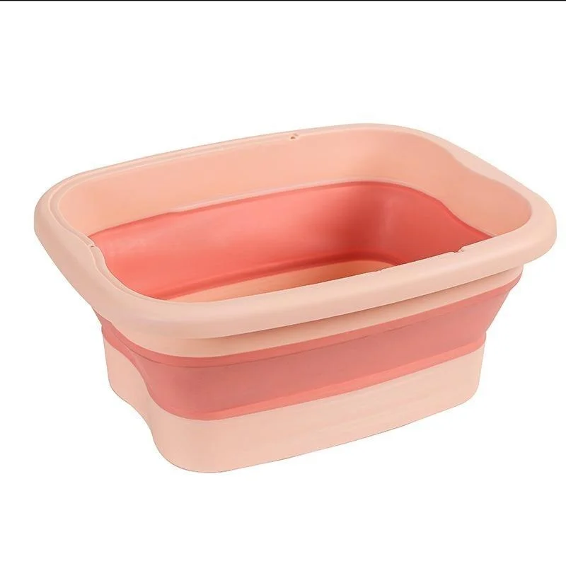 Foldable Footbath Massage Bucket Soaking Bucket Folding Basin Spa Foot Bath Bucket Household Sauna Bathtub Pedicure Bath Bathtub