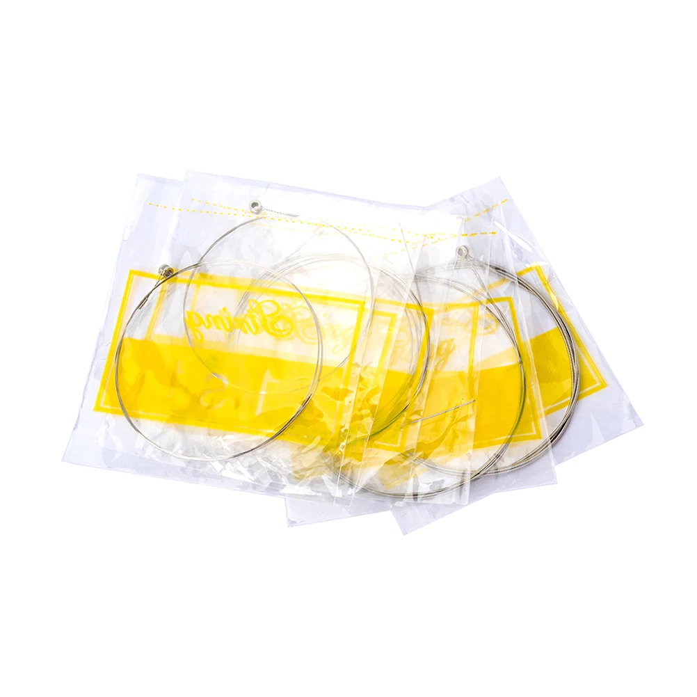 

6 String Professional Guitar Strings Bass Affordable Individually Wrapped Bright Sound