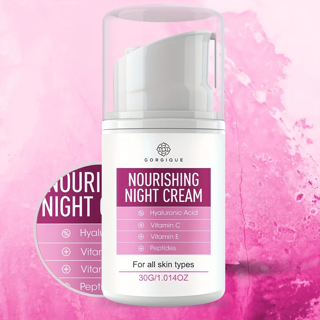 Nacht creme Feuchtigkeit creme für die Gesichts pflege Nacht creme angereichert mit Hyaluron säure Vitamin E Peptiden