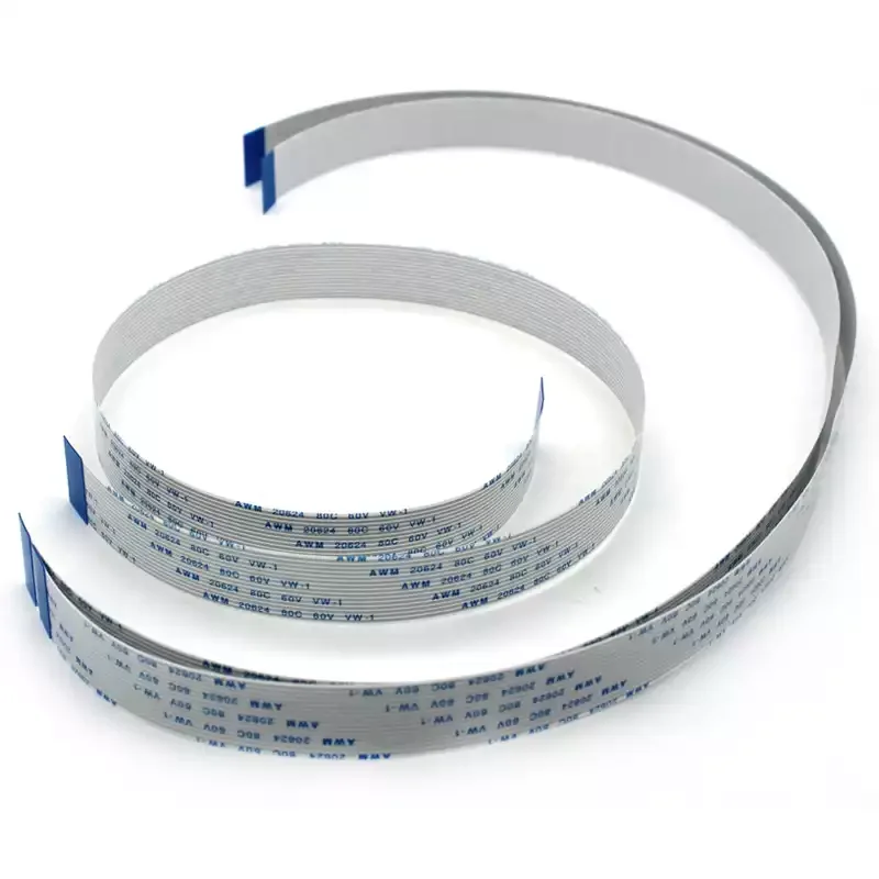 Picture 4: 2PCS/LOT FPC FFC Pitch 1.0mm Cable Ribbon Flexible Flat 4/5/6/8/10/12/14/16/18/20/30/40Pin 500mm/600mm/1000mm/2000mm