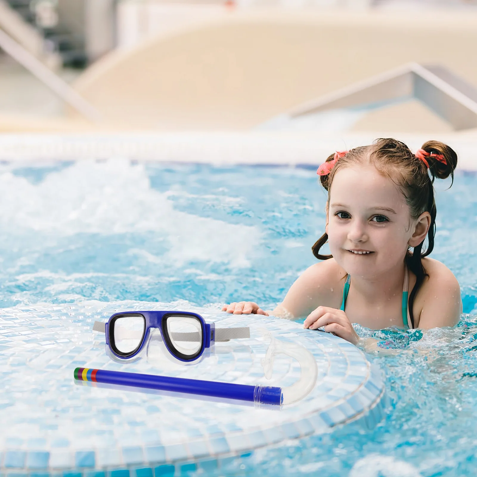 1 مجموعة قناع الغطس مكافحة الضباب الغوص والعتاد سيليكون التنفس أنبوب مانعة للتسرب قناع السباحة لحدائق حمام السباحة