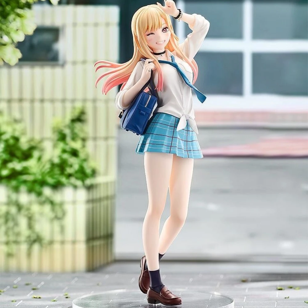 In Stock GSC Original Genuine Pop Up Parade Anime My Dress-Up Darling Kitagawa Marin 18.5cm Collections Model Toy Figures Gift