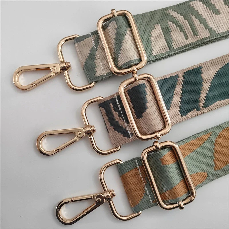 Adjustable Length Bag Strap Fashionable Full-colour Printing Women Messenger Belts Replacement Crossbody Handbag Shoulder Strap