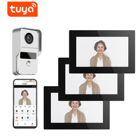 7Inch Screen 1V3 2MP 1080P Wire Tuya APP AHD WIFI Doorbell Leave Message 140Degree Wide Angle Video Door Phone Intercom System