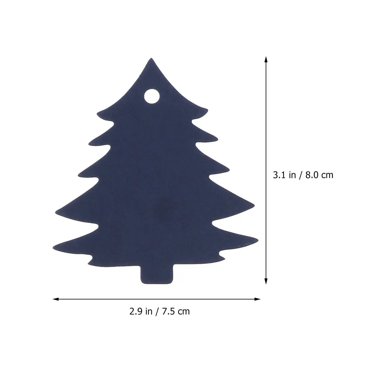 120 Sets Holiday Accessories Handmade Tags Mixed Color Festive Hanging Decor Tree Decorations Embellishments for Crafts