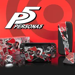 For Nintendo Switch / OLED Protective Case Set Game Console Protective Case Bag Persona 5 Charging Base Dust Cover Accessories