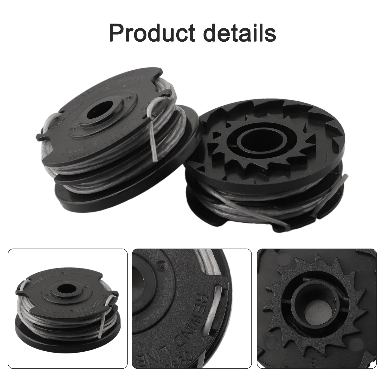 

2PCS Twin Line Spool For BOSCH ART24 ART27 ART 30-36 Li 3600 HA5 470 Trimmer Lawn Mower Garden Power Tool Access Replacement