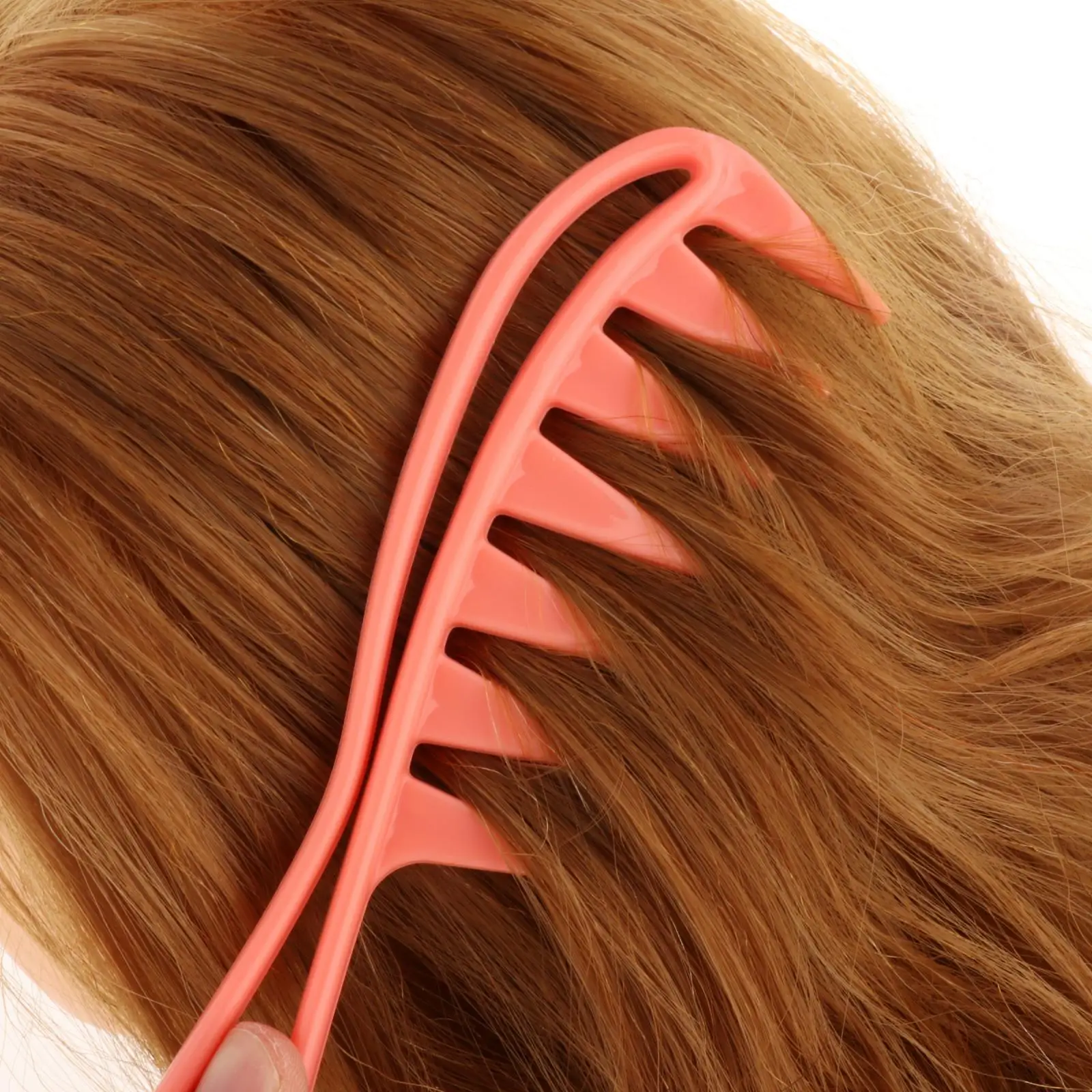 Hairdressing Shower Detangling Comb Wide Tooth Anti Static Scalp Massage Brush for Dyeing Sectioning and Styling