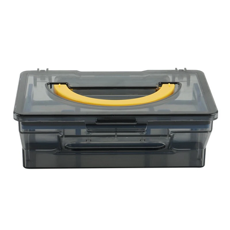 1 pçs caixa de poeira peças reposição para ilife v5s v3 v5 v5s pro robô aspirador peças com filtro hepa + filtro hepa eficiente