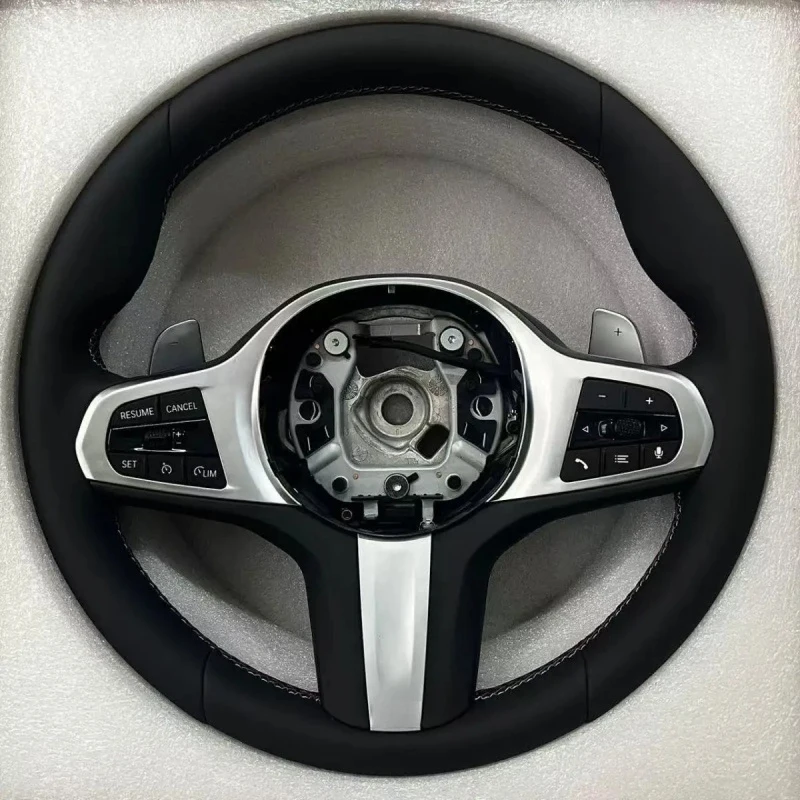 

Best SellingSport Genuine Leather Steering Wheel Assembly Fit G20 G30 G80 X3 X5 Thick Grip Sporty LookHigh Quality