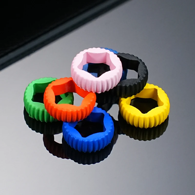 تاج غطاء من المطاط الفلوري لريتشارد ميلر RM07 RM74 RM71 RM037 RM055 المضادة للانزلاق رئيس حلقة مطاطية الخماسية نجمة الملحقات