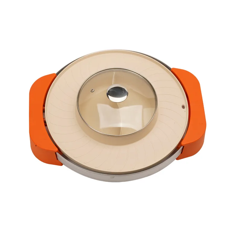 

Shabu Roast Pot Mandarin Duck Roast Shabu Integrated Pot Roast Pot Multifunctional Fried
