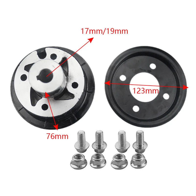 Motorcycle parts 2.80/2.50-4 2.50-4\'\'tire wheel hub 4 inch electric Scooter aluminum alloy rims 17mm or 19mm Inner hole