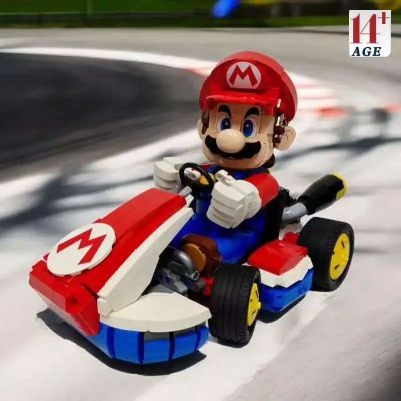 MOC 2025 جديد 72037 الطوب القياسية كارت لعبة كلاسيكية سباق السيارات مدينة الإبداعية الجمعية التعليم مجموعة للأطفال الكبار دمى هدايا #2