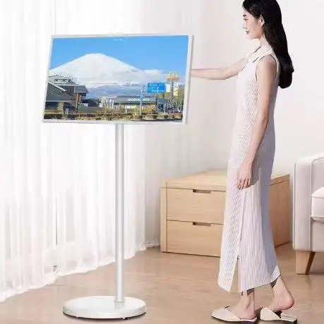 

【Хит продаж】32-дюймовый портативный смарт-телевизор 4K 120 Гц с сенсорным экраном для внутреннего использования, беспроводной трансляцией и встроенным модулем