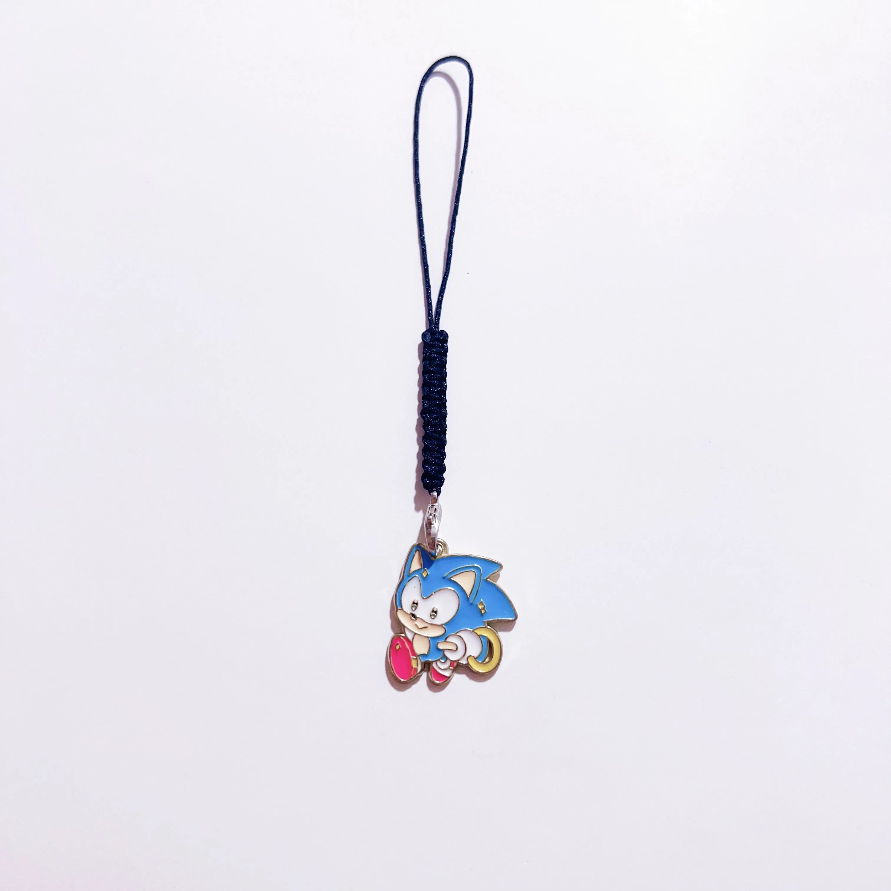 Sonic Cartoon Figure Bag Charm, Cute Hanging Ornament Trendy Backpack Decor Jewelry Accessory