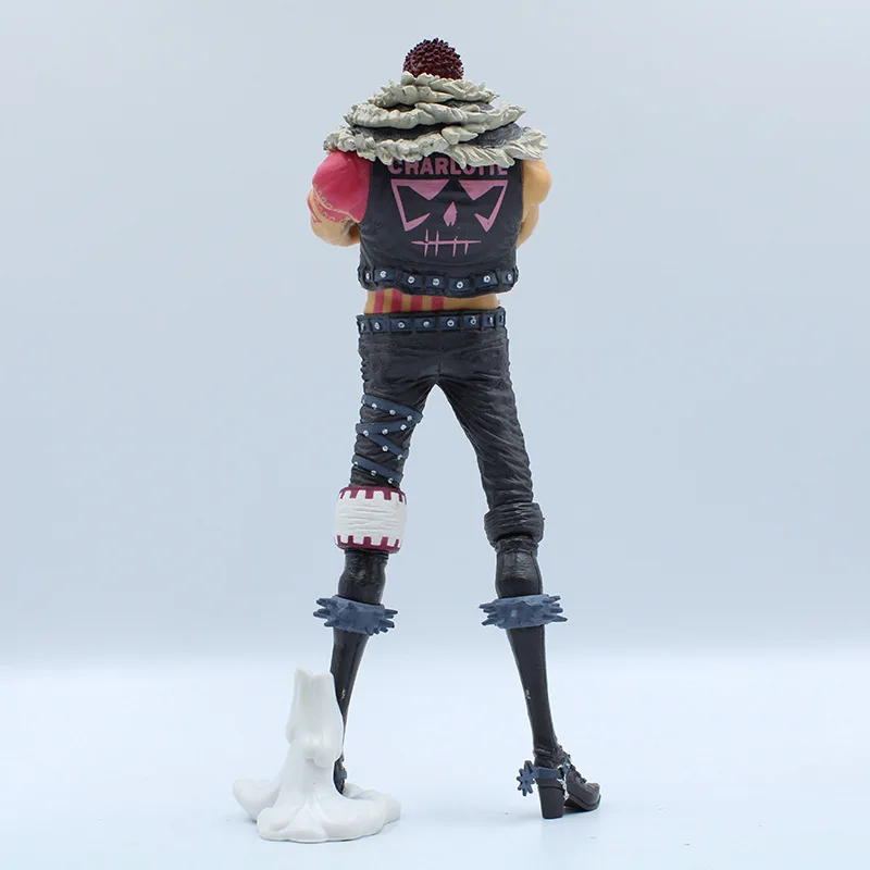 Anime uma peça grande mãe piratas linlin charlotte katakuri pvc figura de ação estátua coleção modelo crianças brinquedos boneca presentes 25cm